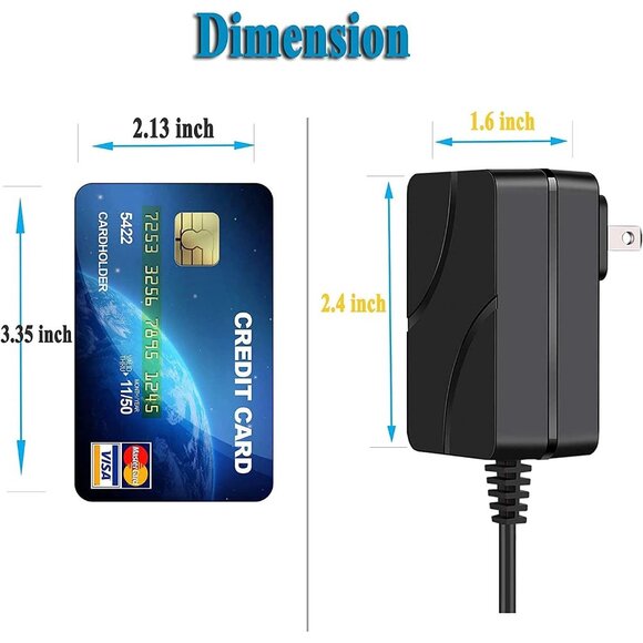 5V 3A 6.5ft A/C adapter Charger Power Cord for Willow Pump 1 2 and 3 - Picture 4 of 6